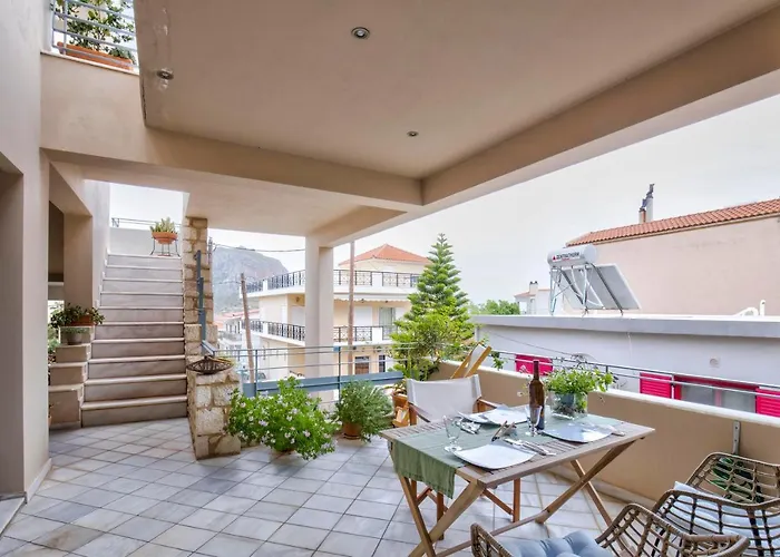 Monemvasia Modern Flat With Partial View
